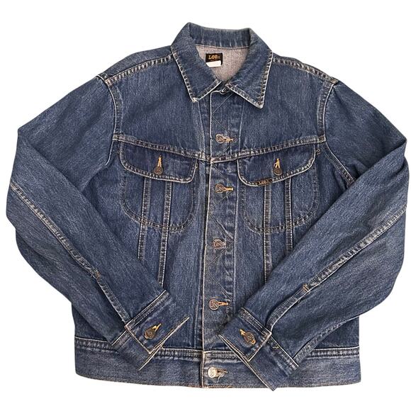 Vintage Lee 70's/80's Denim Trucker Jacket Canada Size 40 - Picture 1 of 11